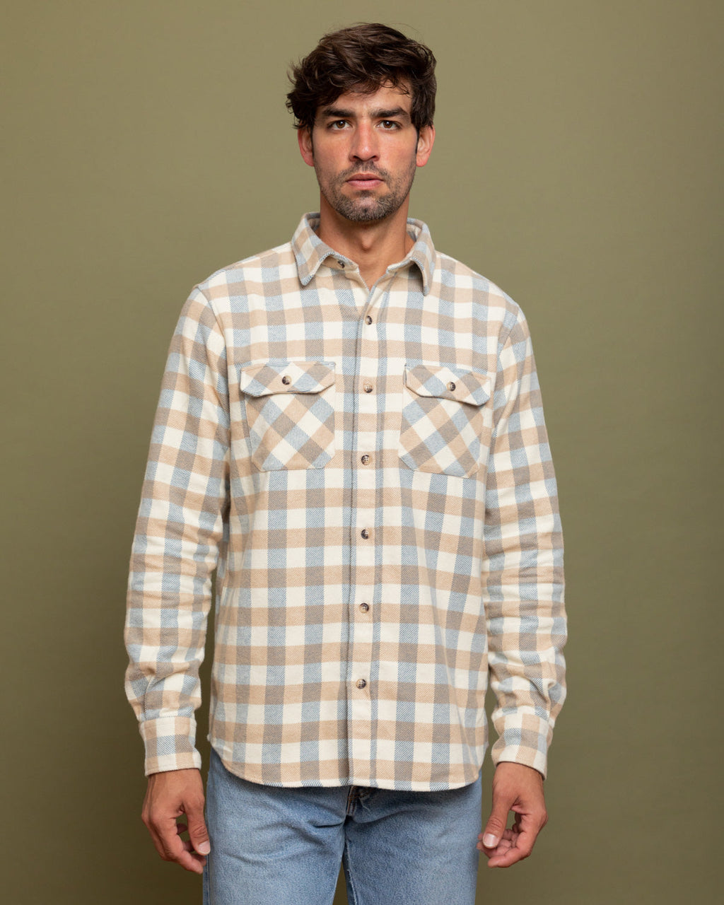 Grand Flannel, Ecru MuskOx Flannels