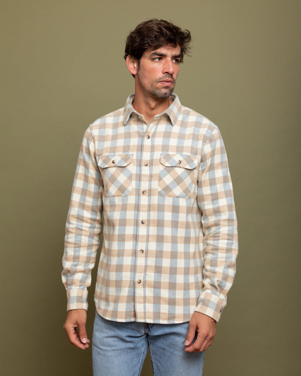 Grand Flannel, Ecru MuskOx Flannels