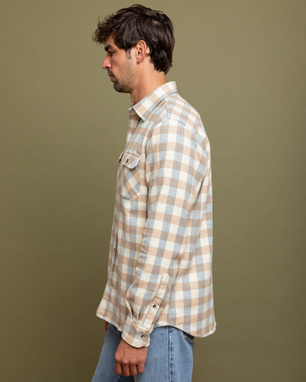 Grand Flannel, Ecru MuskOx Flannels