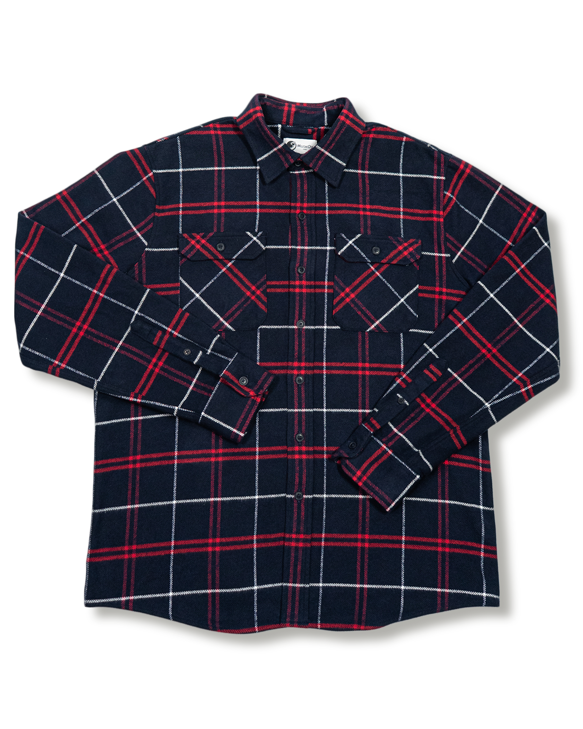 Grand Flannel, Marine Plaid MuskOx Flannels