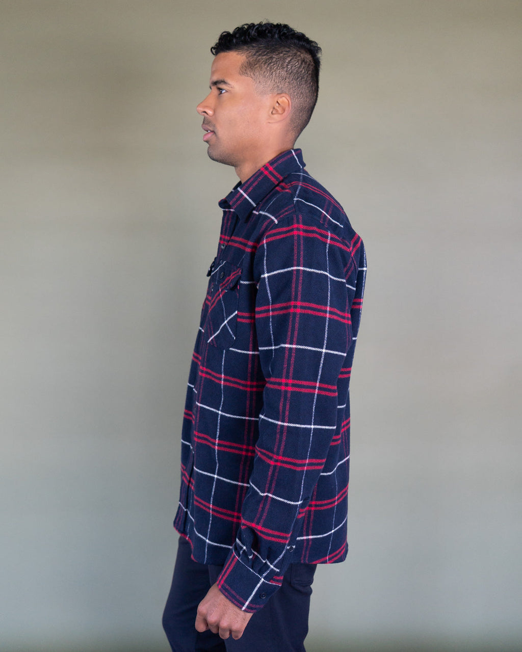 Grand Flannel, Marine Plaid MuskOx Flannels