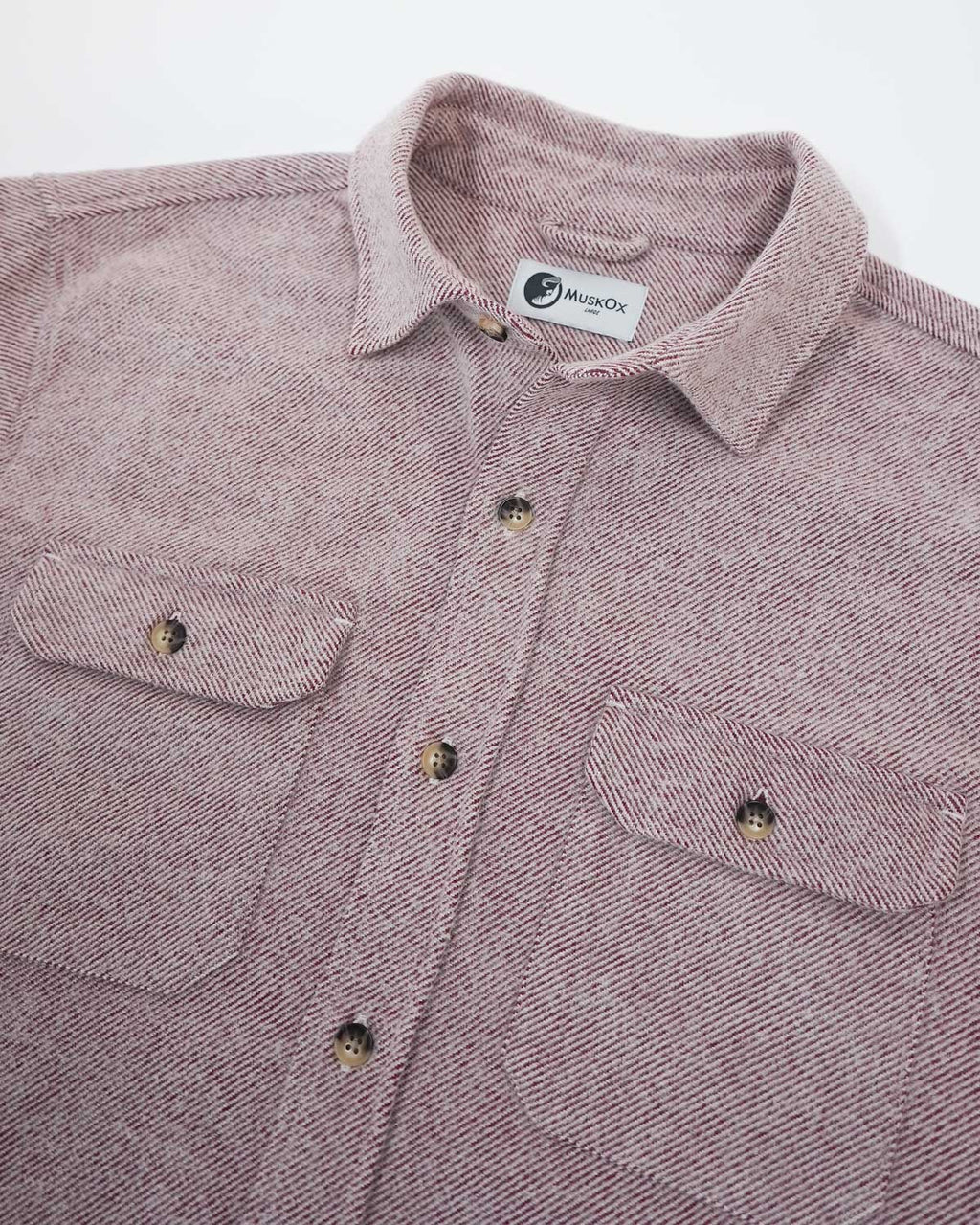 Grand Flannel, Maroon MuskOx Flannels