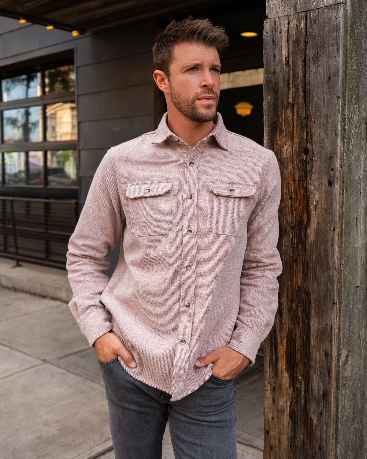 Grand Flannel, Maroon MuskOx Flannels