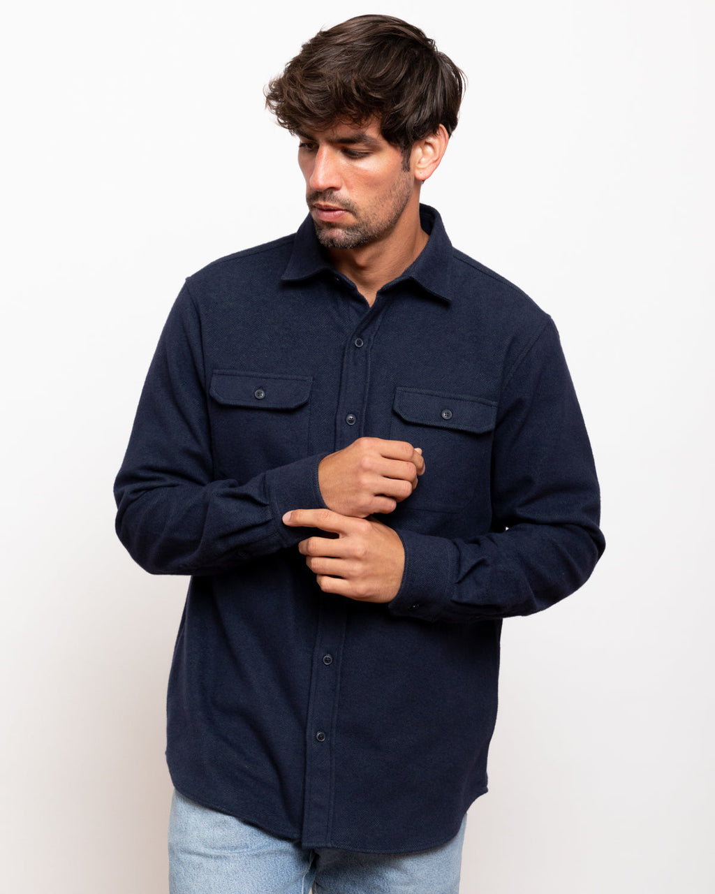 Grand Flannel, Navy MuskOx Flannels
