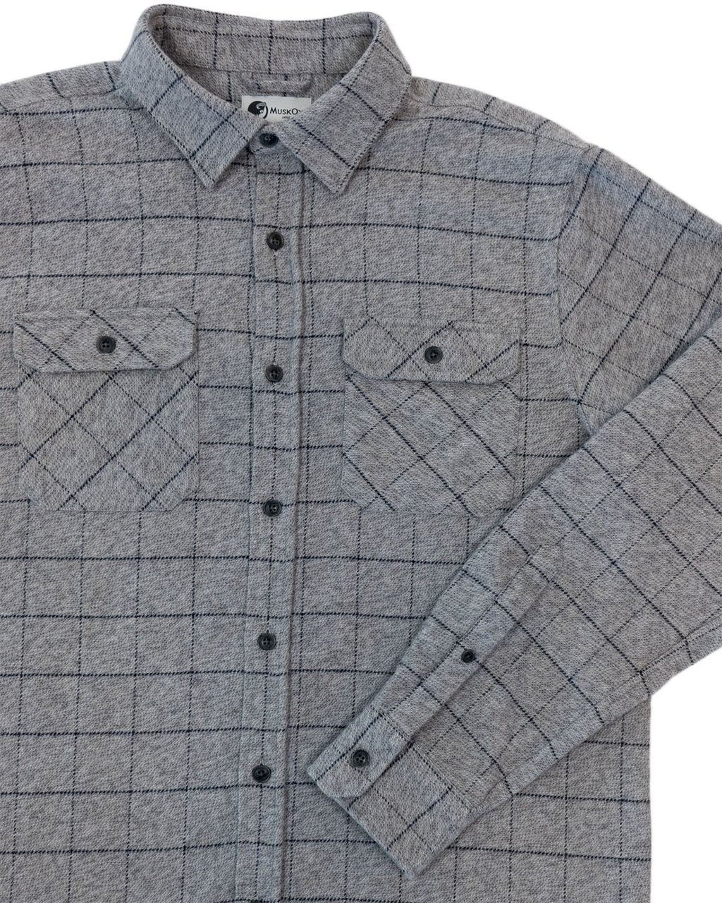 Grand Flannel, Pewter MuskOx Flannels