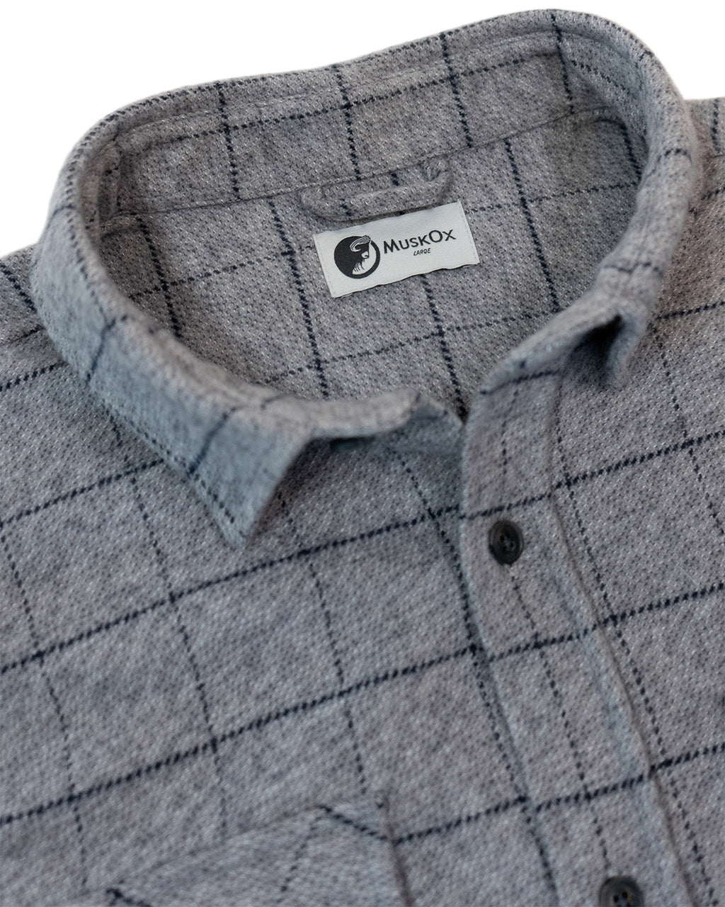 Grand Flannel, Pewter MuskOx Flannels