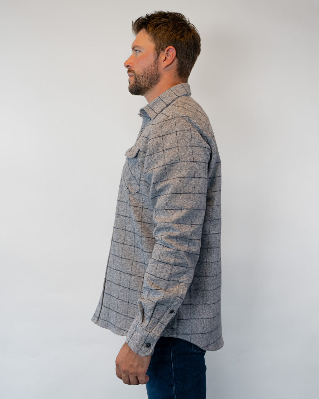 Grand Flannel, Pewter MuskOx Flannels