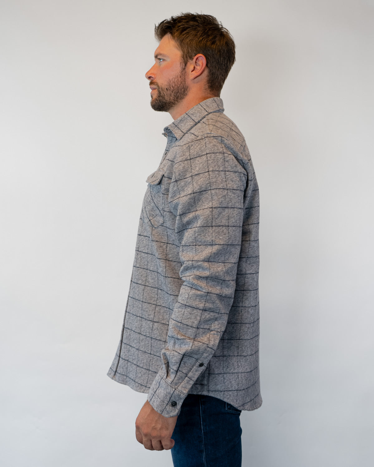 Grand Flannel, Pewter MuskOx Flannels