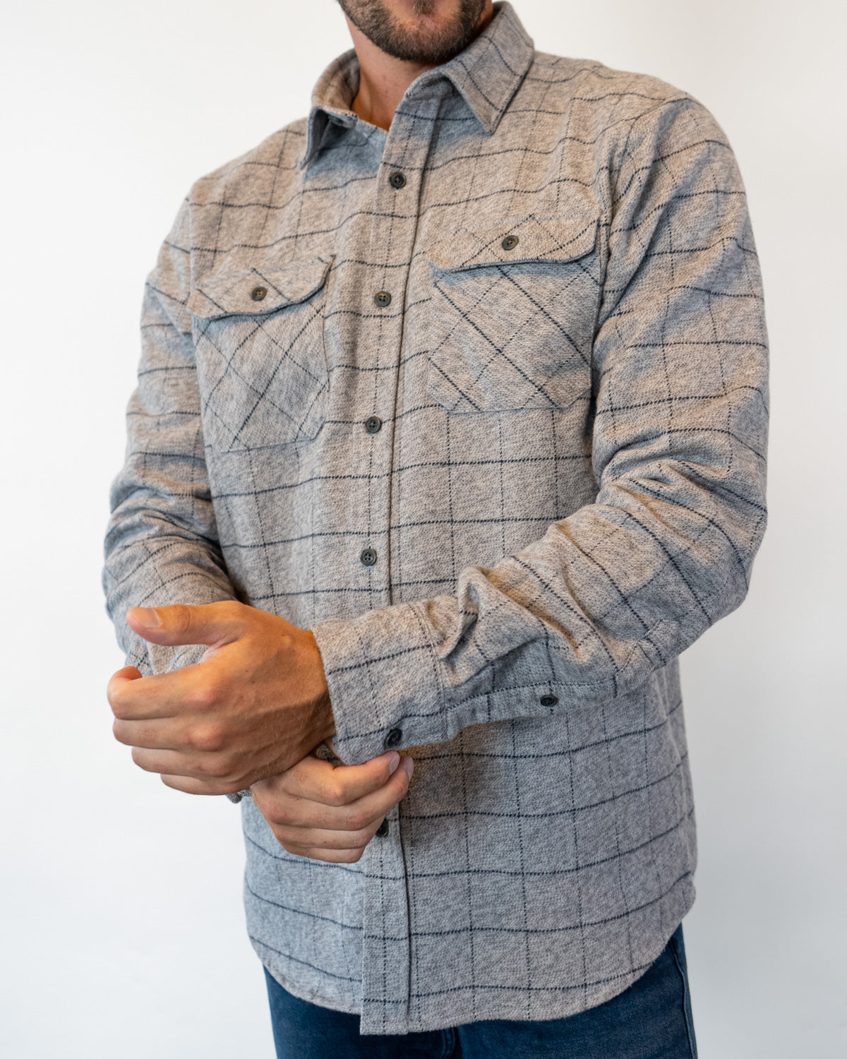 Grand Flannel, Pewter MuskOx Flannels