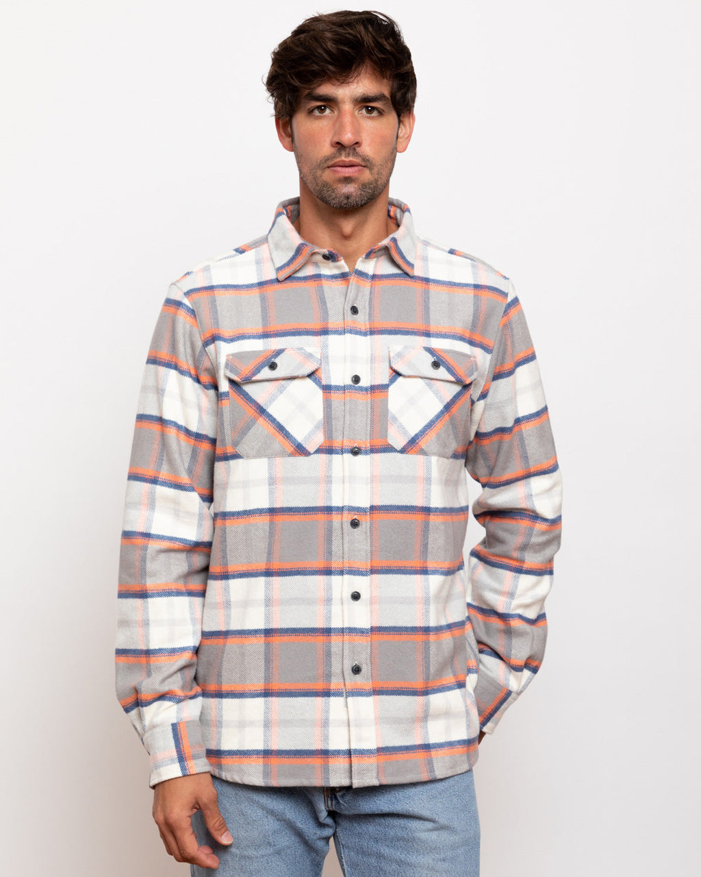 Grand Flannel, Plaid Salmon MuskOx Flannels