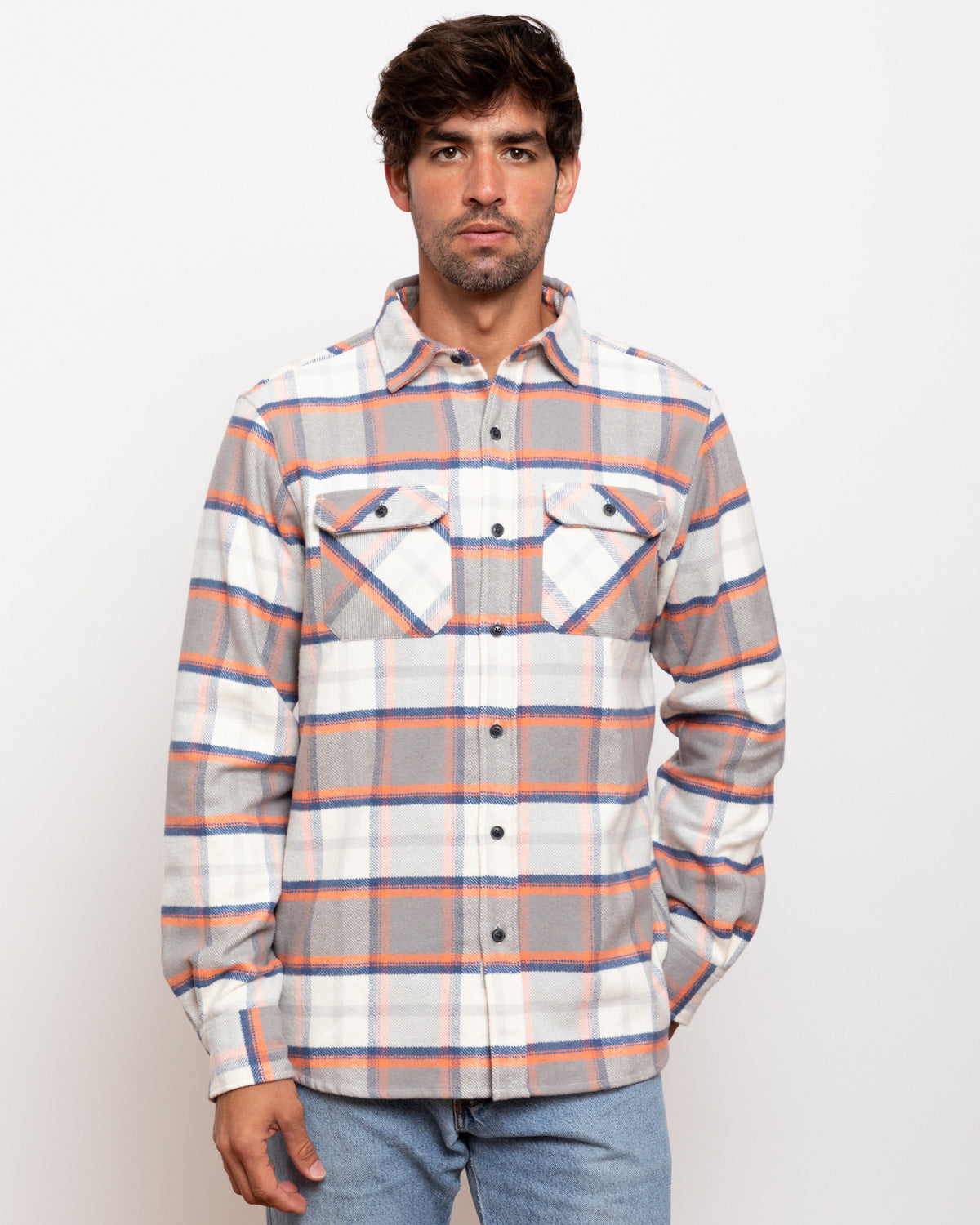 Grand Flannel, Plaid Salmon MuskOx Flannels