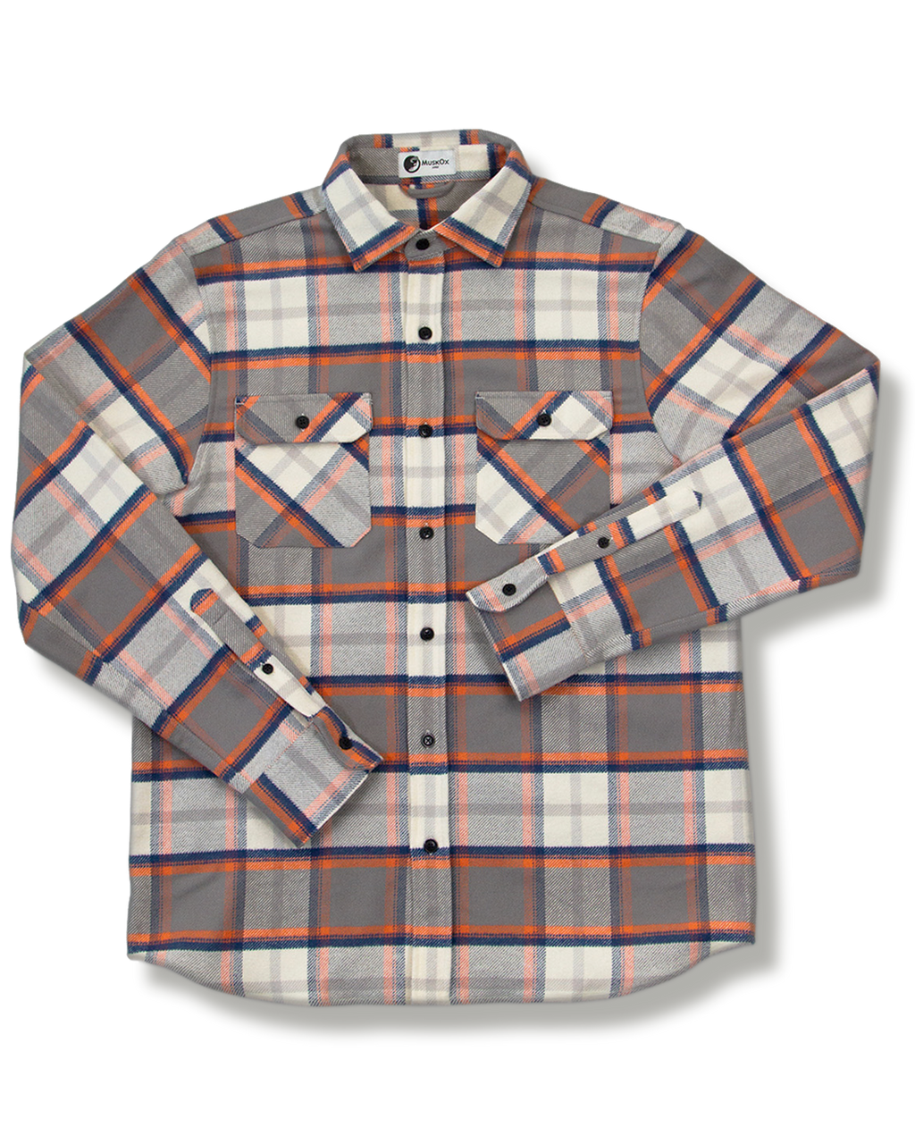 Grand Flannel, Plaid Salmon MuskOx Flannels