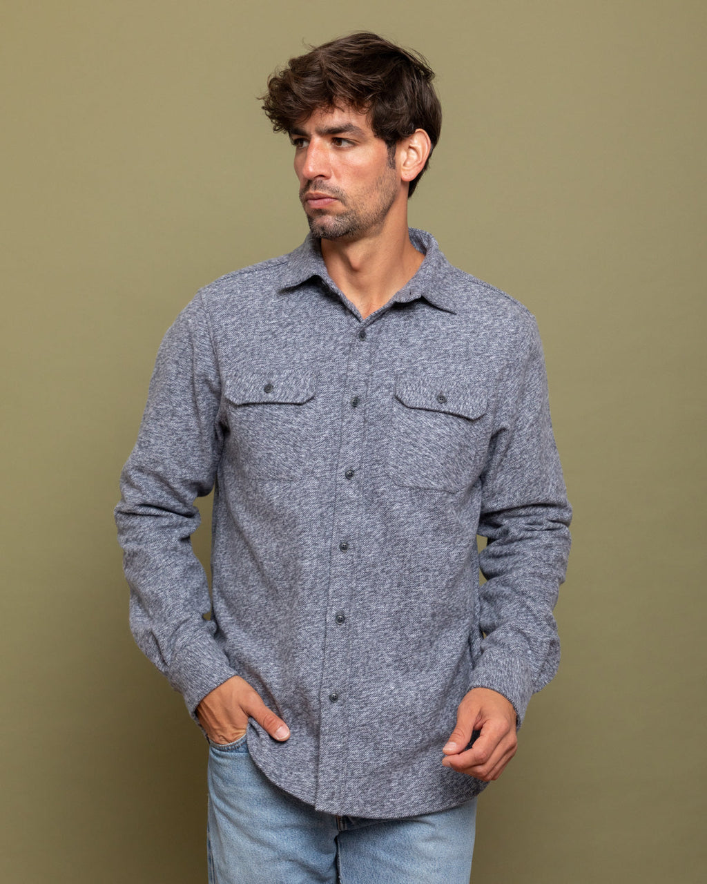 Grand Flannel, Steel Grey MuskOx Flannels