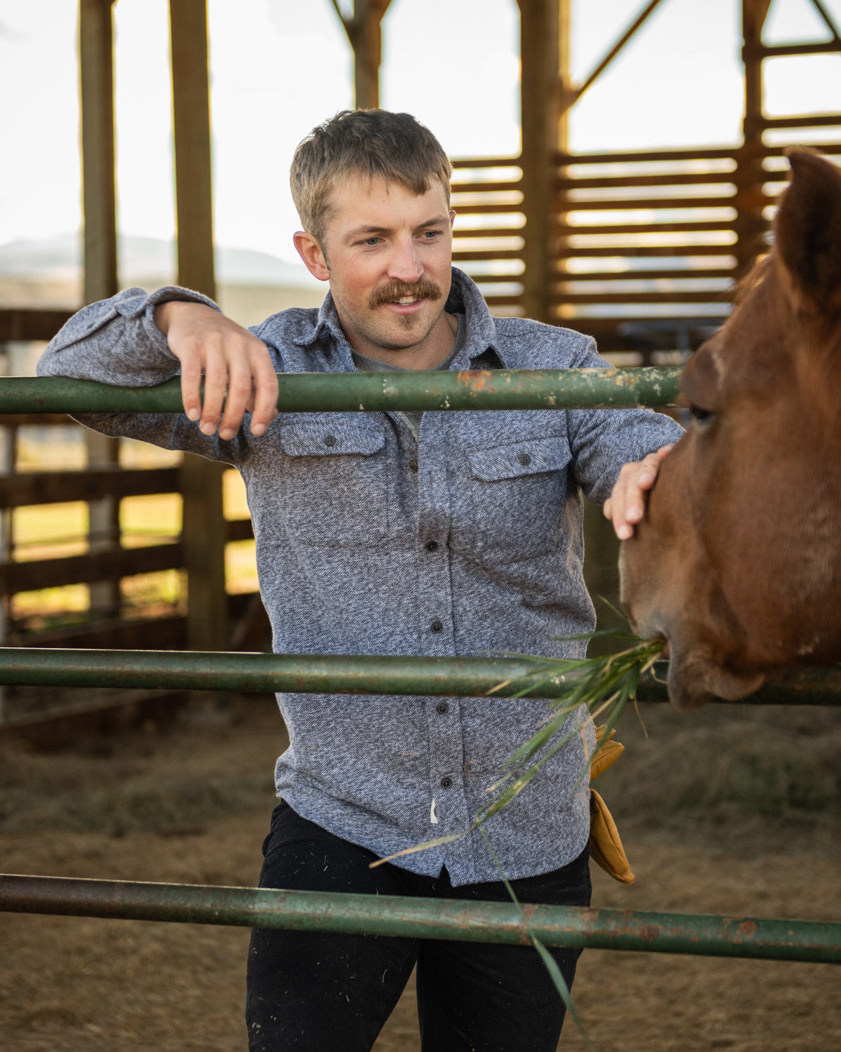 Grand Flannel, Steel Grey MuskOx Flannels
