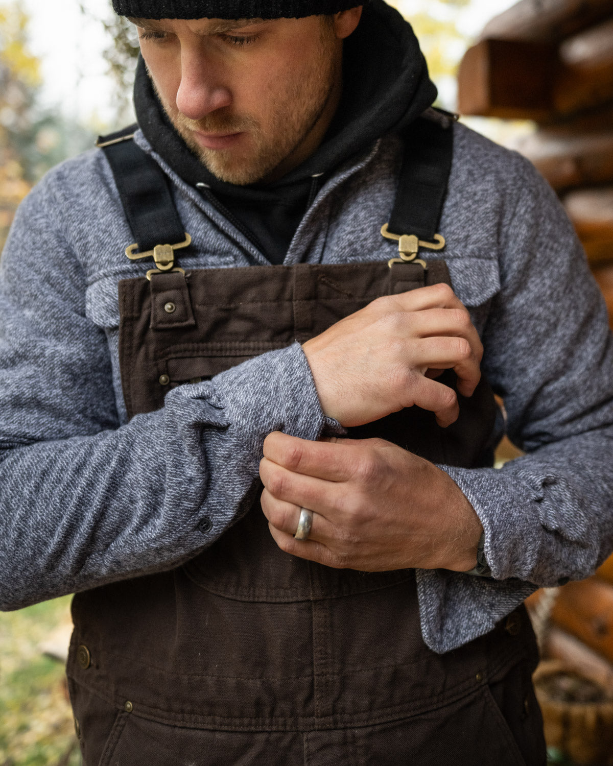 Grand Flannel, Steel Grey MuskOx Flannels