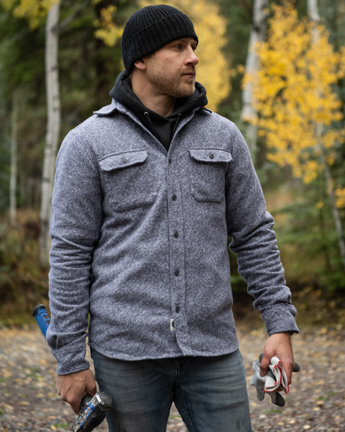 Grand Flannel, Steel Grey MuskOx Flannels