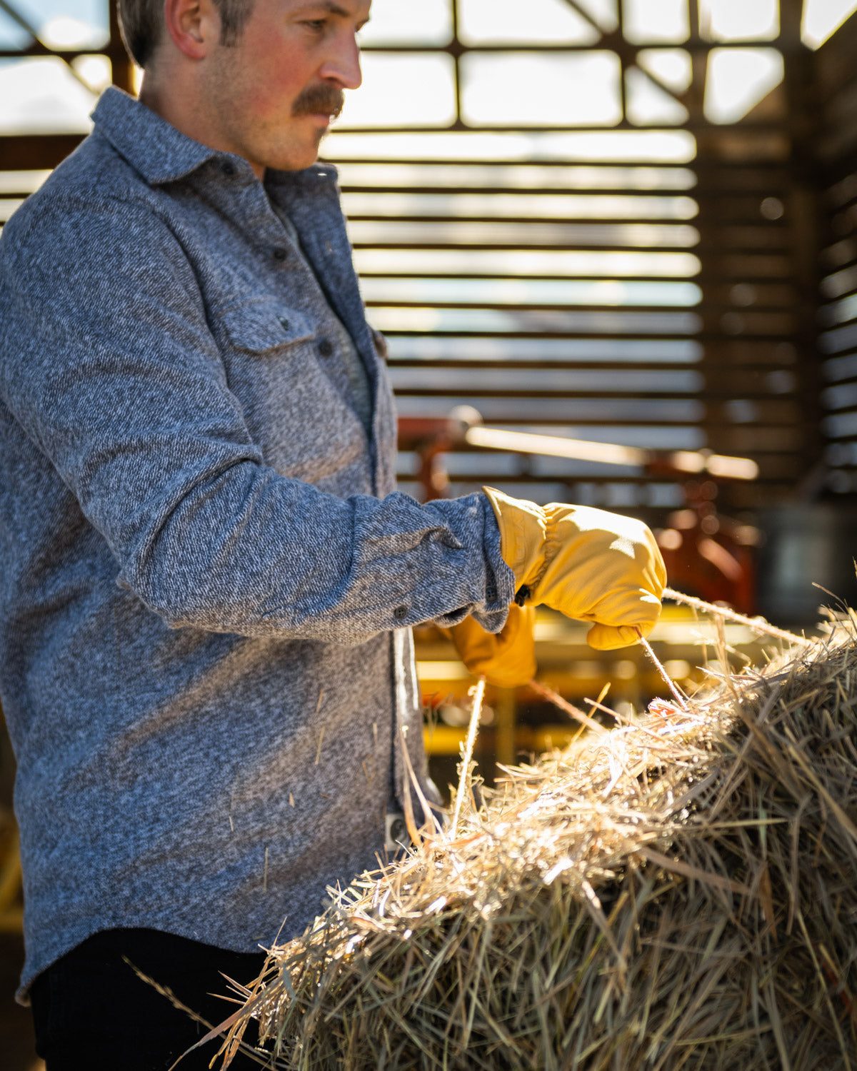 Grand Flannel, Steel Grey MuskOx Flannels
