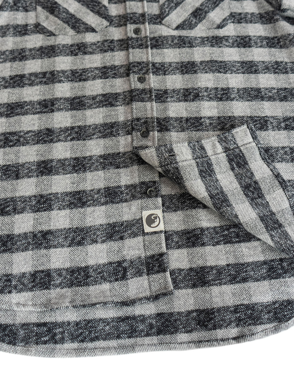 Grand Flannel, Charcoal Gingham MuskOx Flannels