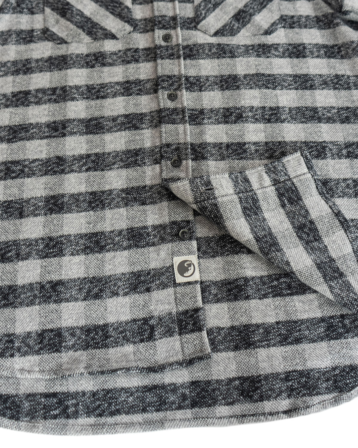 Grand Flannel, Charcoal Gingham MuskOx Flannels