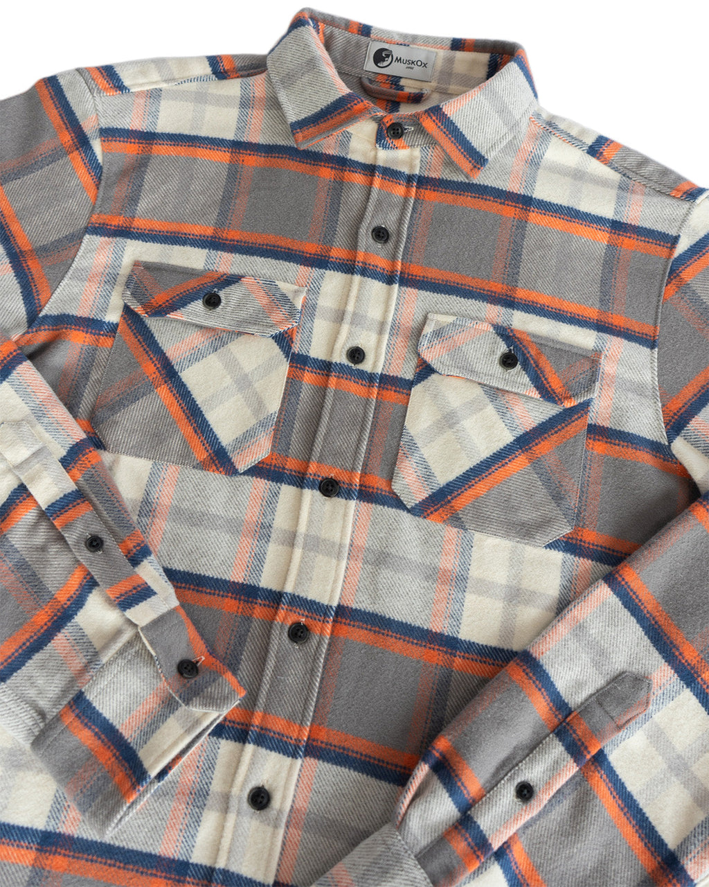 Grand Flannel, Plaid Salmon MuskOx Flannels