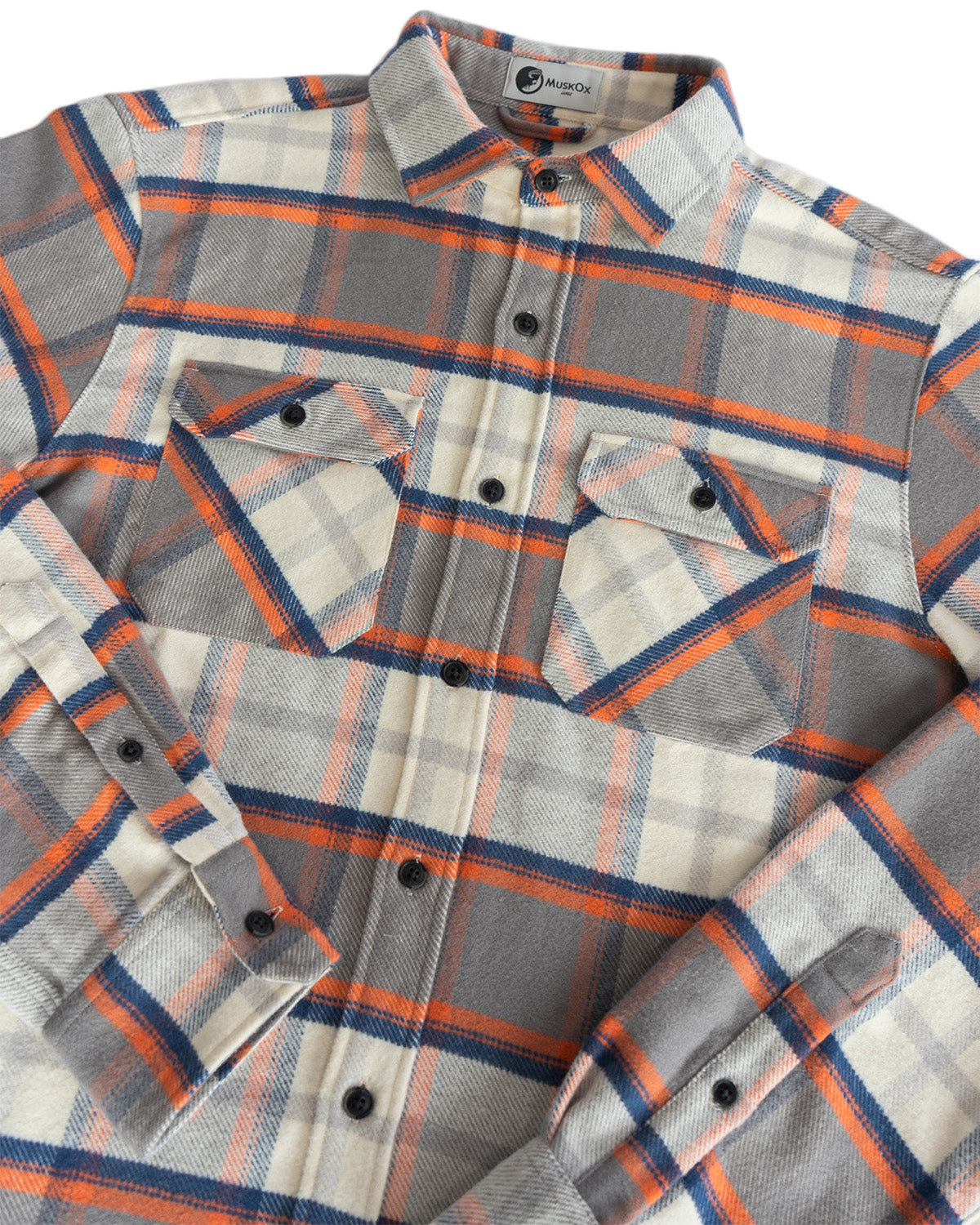 Grand Flannel, Plaid Salmon MuskOx Flannels
