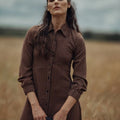 PRINTED SHIRT DRESS profile-nyc