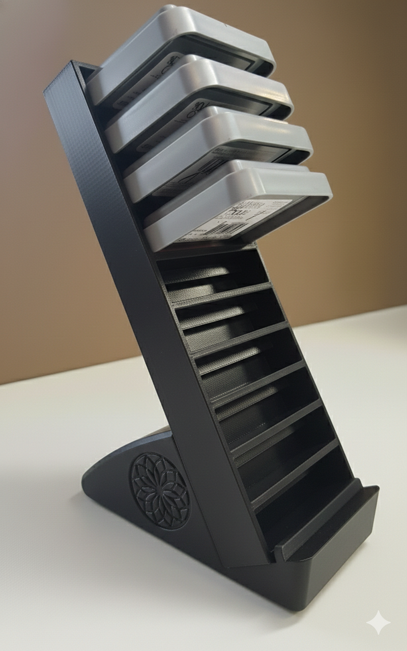 Distress Oxide Ink Pad Storage and Display Stand, Holds 10 Pads Y-Axis Printing LLC