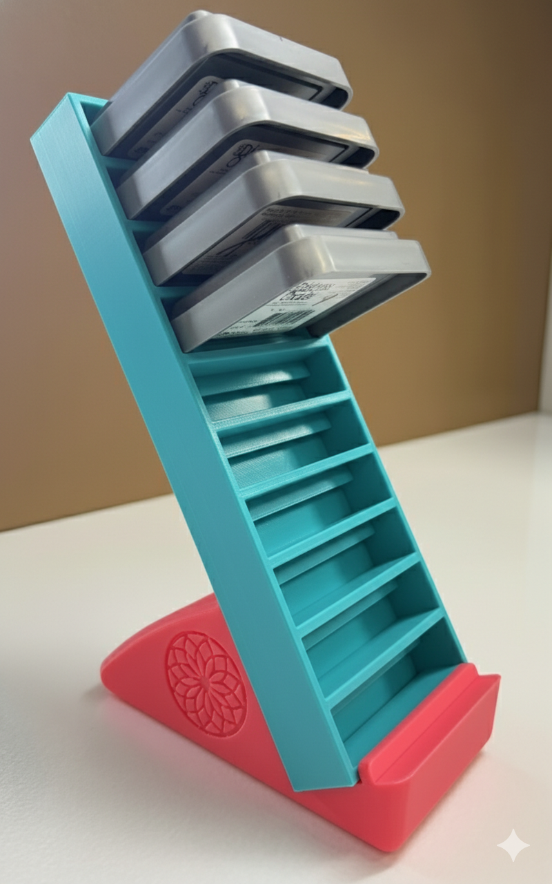 Distress Oxide Ink Pad Storage and Display Stand, Holds 10 Pads Y-Axis Printing LLC