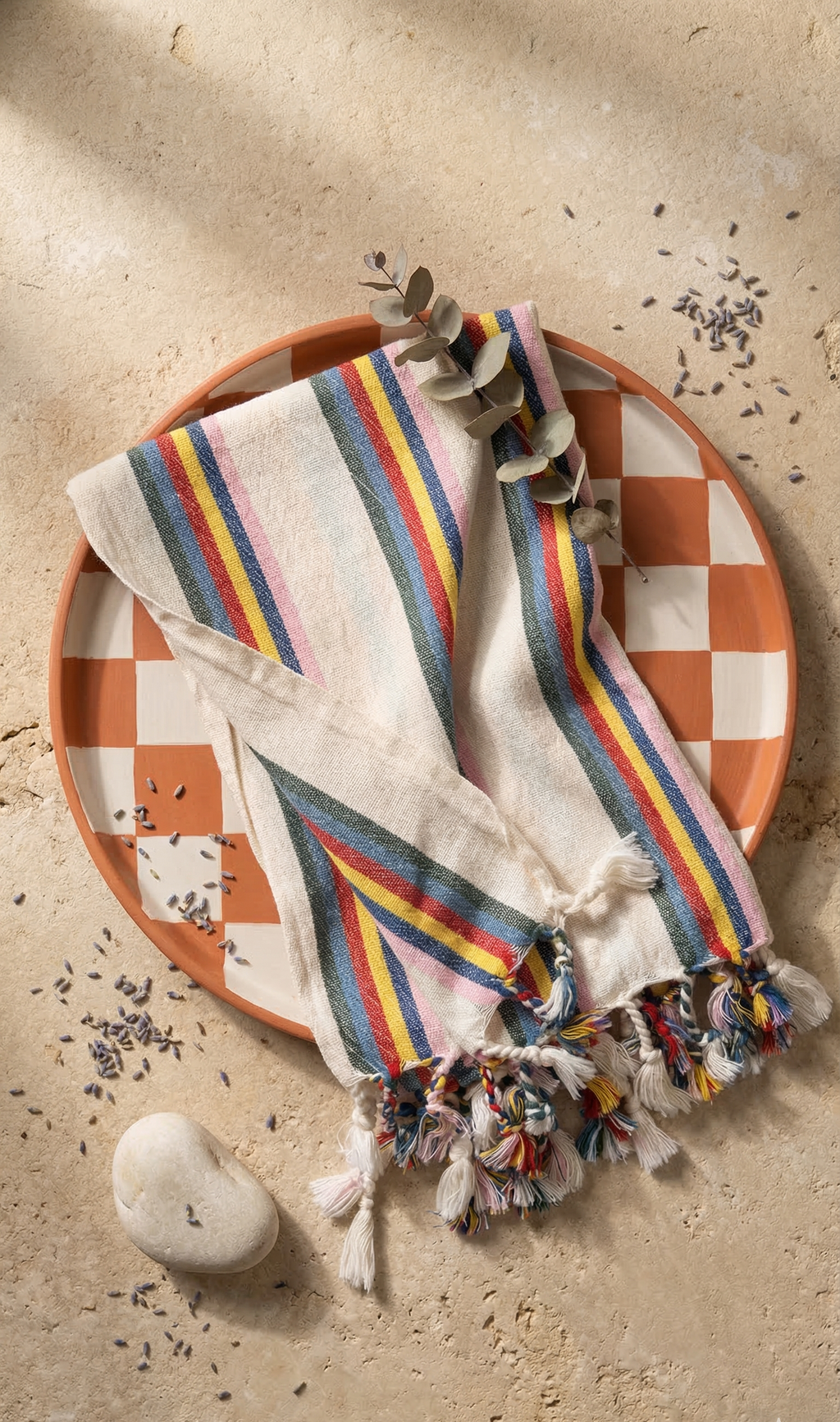 Kayisi Cotton Linen Towel Eastern Woven