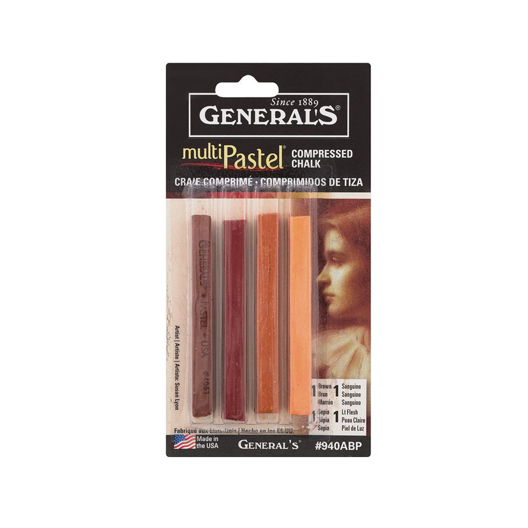 Generals Compressed Pastel Chalk ( Flesh Tone) ShopSketchBox