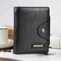 Genuine Leather Brand Men Wallets Design Short Small Wallets Gentleman.Clothing