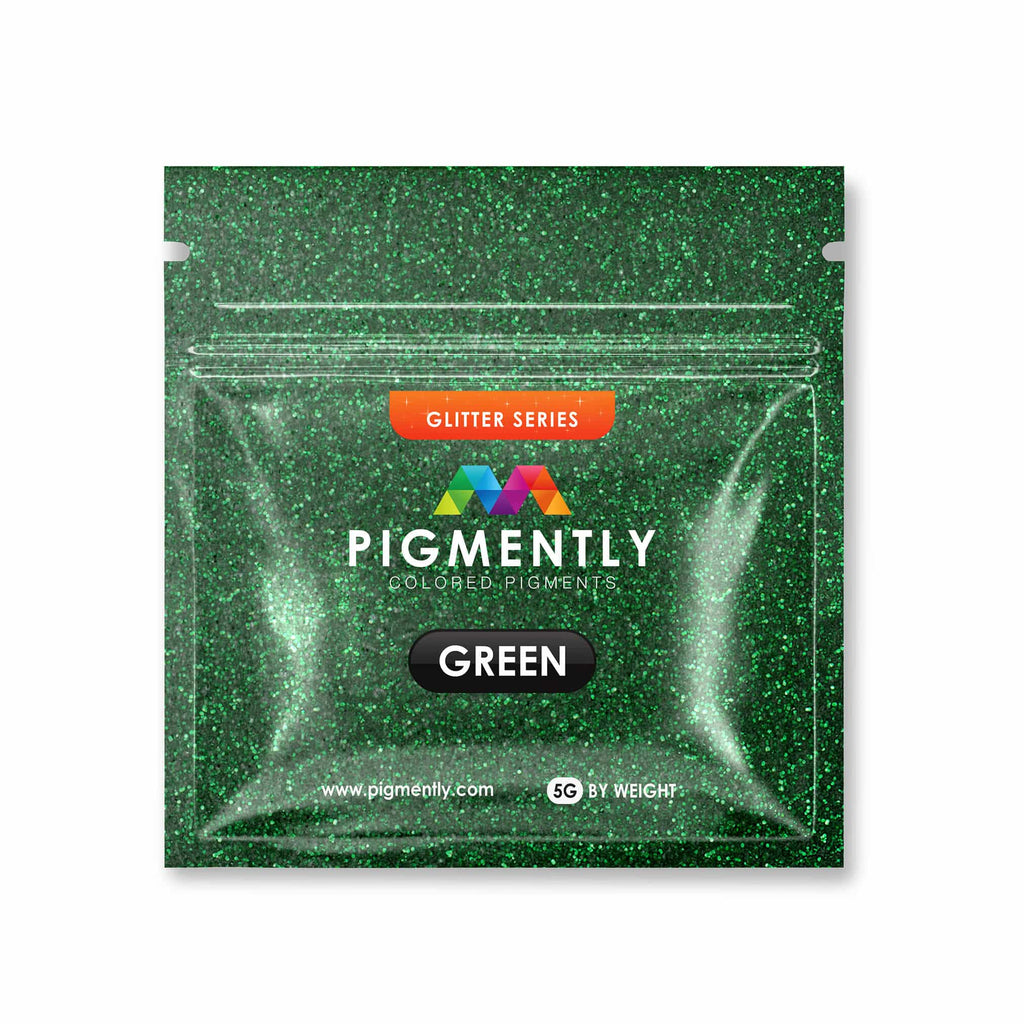 Green Glitter Epoxy Powder Pigment UltraClear Epoxy