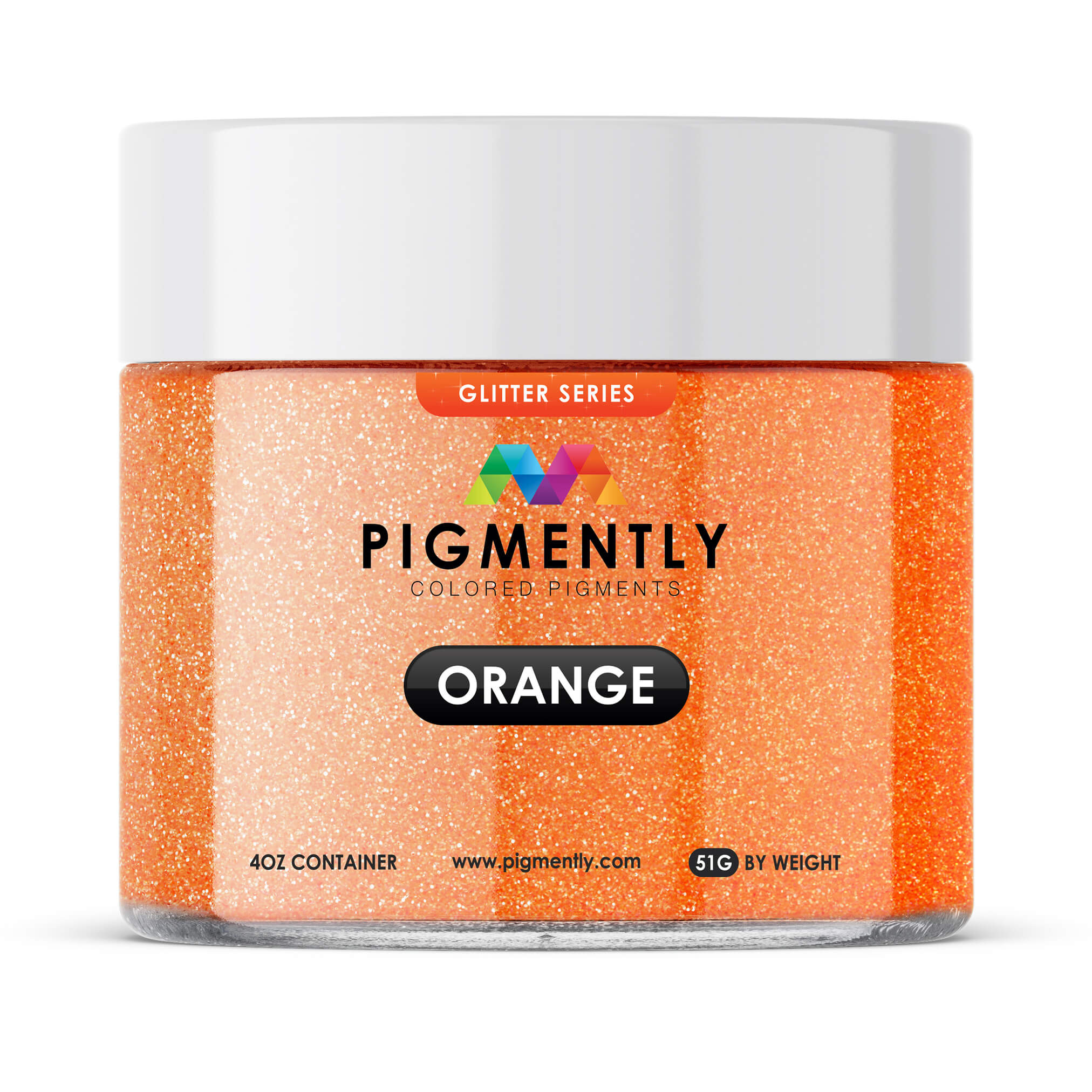 Orange Glitter Epoxy Powder Pigment UltraClear Epoxy
