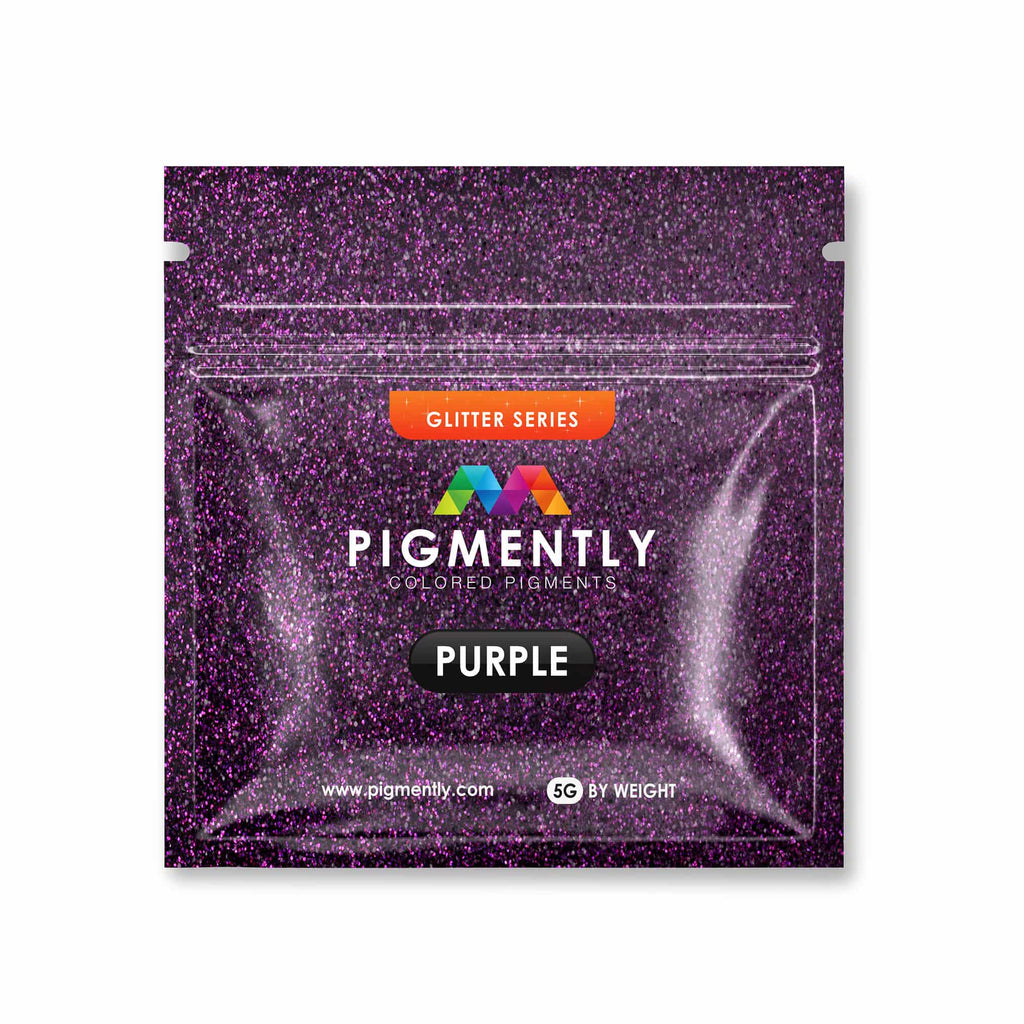 Purple Glitter Epoxy Powder Pigment UltraClear Epoxy