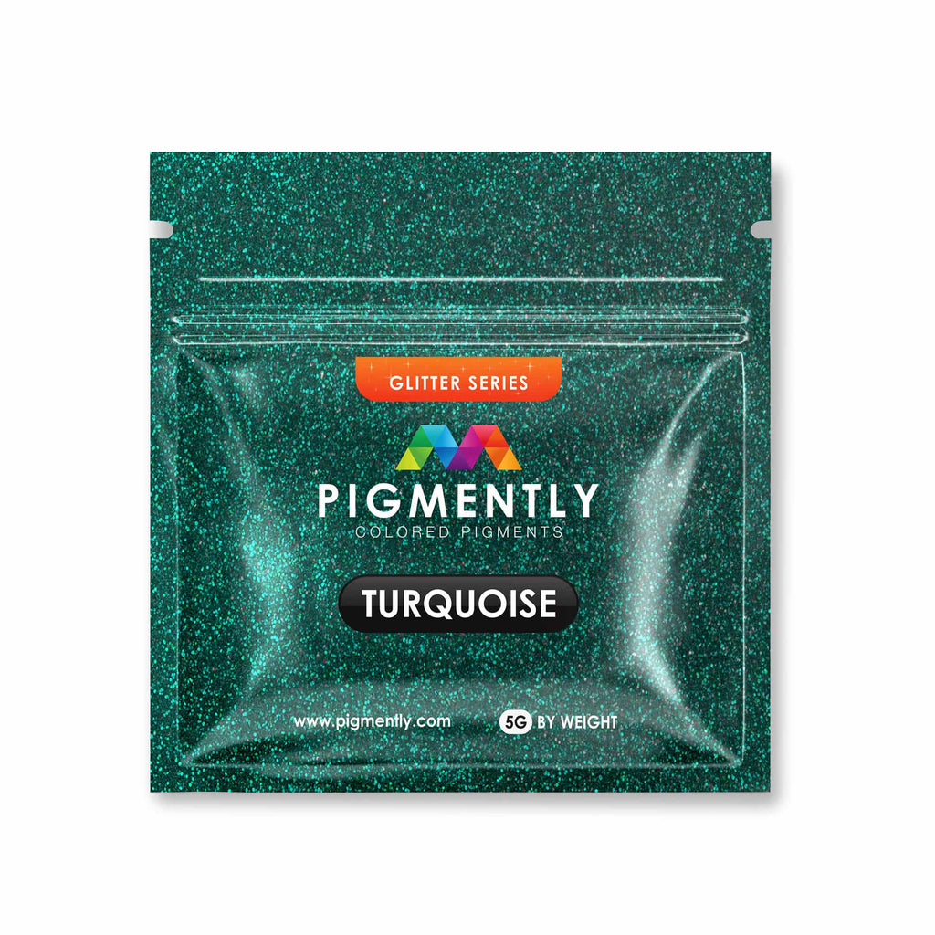 Turquoise Glitter Epoxy Powder Pigment UltraClear Epoxy
