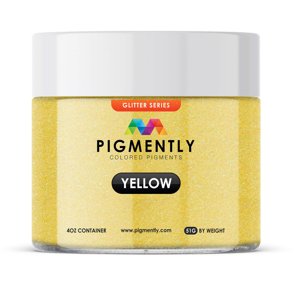 Yellow Glitter Epoxy Powder Pigment UltraClear Epoxy