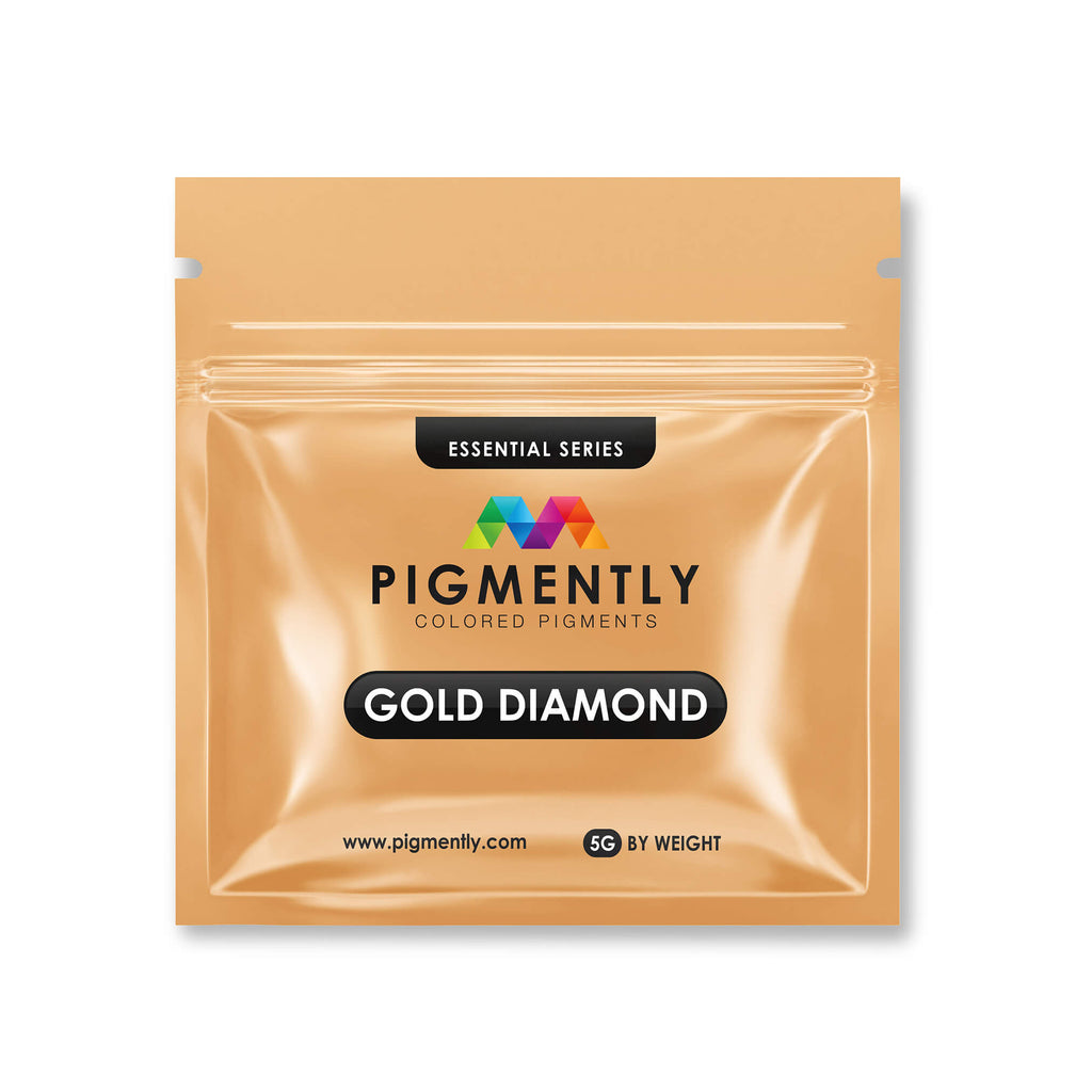 Gold Diamond Epoxy Powder Pigment UltraClear Epoxy