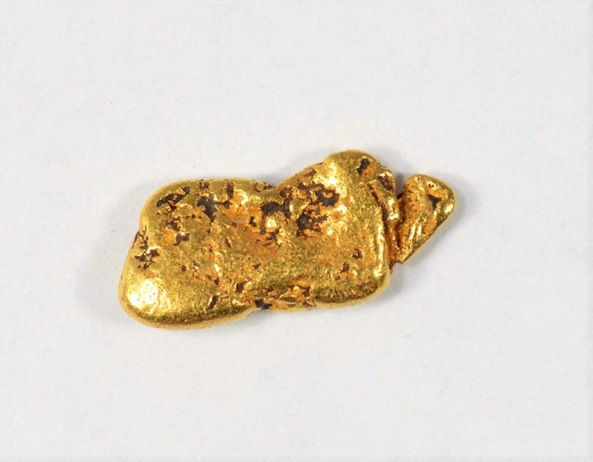 Alaskan Gold Nugget Genuine Yukon Small 22k .1g Fine rocksolidfossils