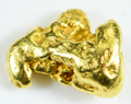 Alaskan Gold Nugget Authentic Yukon Small 22k .6g Fine rocksolidfossils