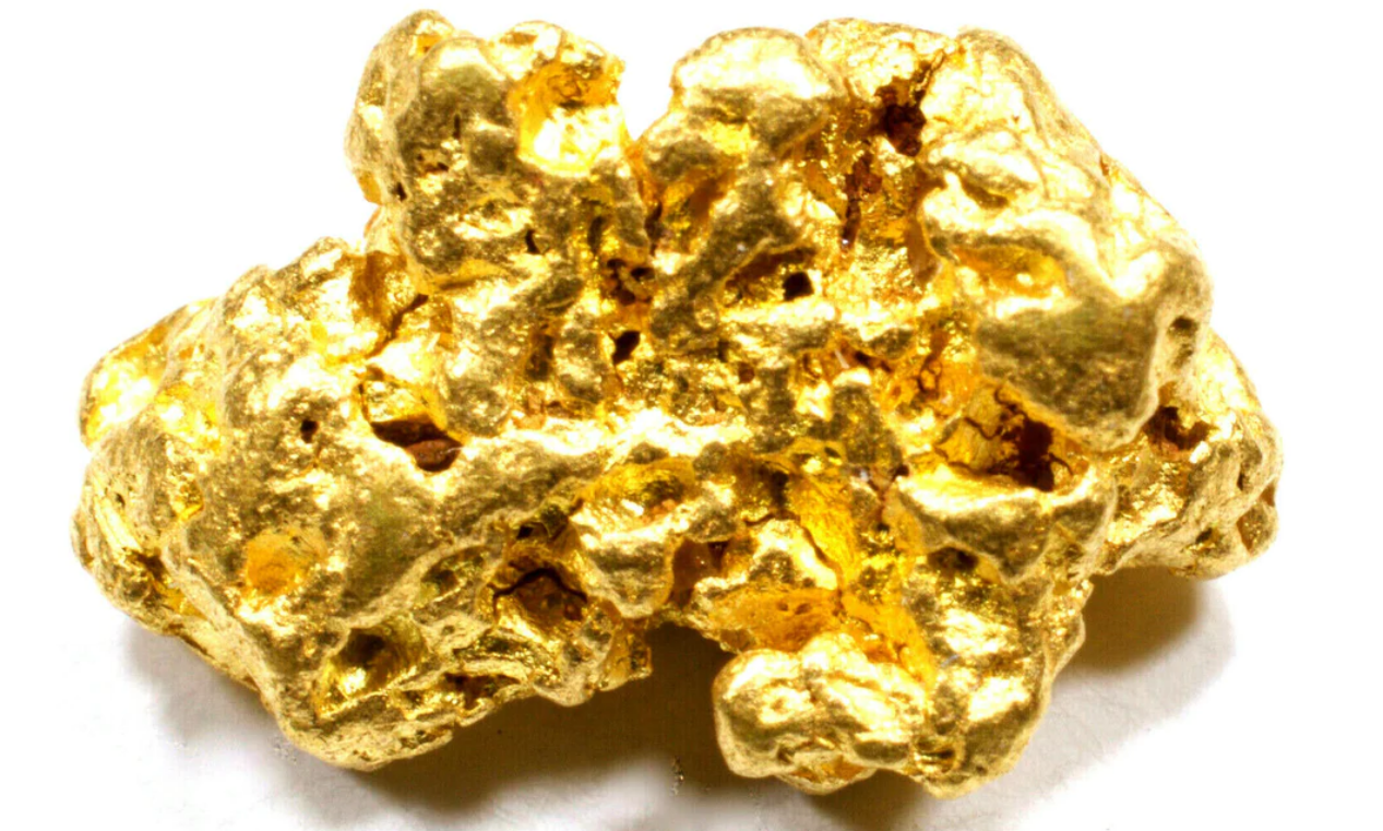 Alaskan Gold Nugget Authentic Yukon Small 22k .6g Fine rocksolidfossils