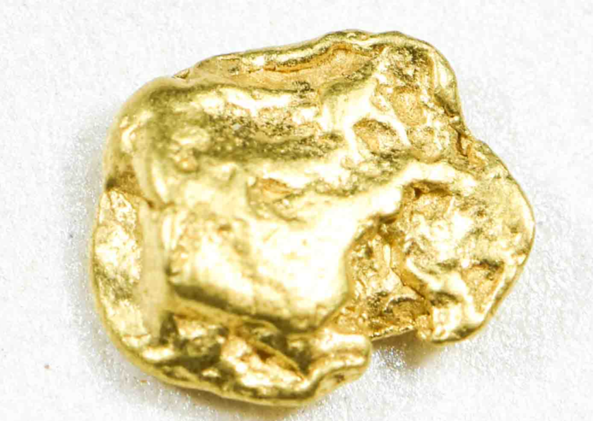 Alaskan Gold Nugget Authentic Yukon Small 22k .7g Fine rocksolidfossils