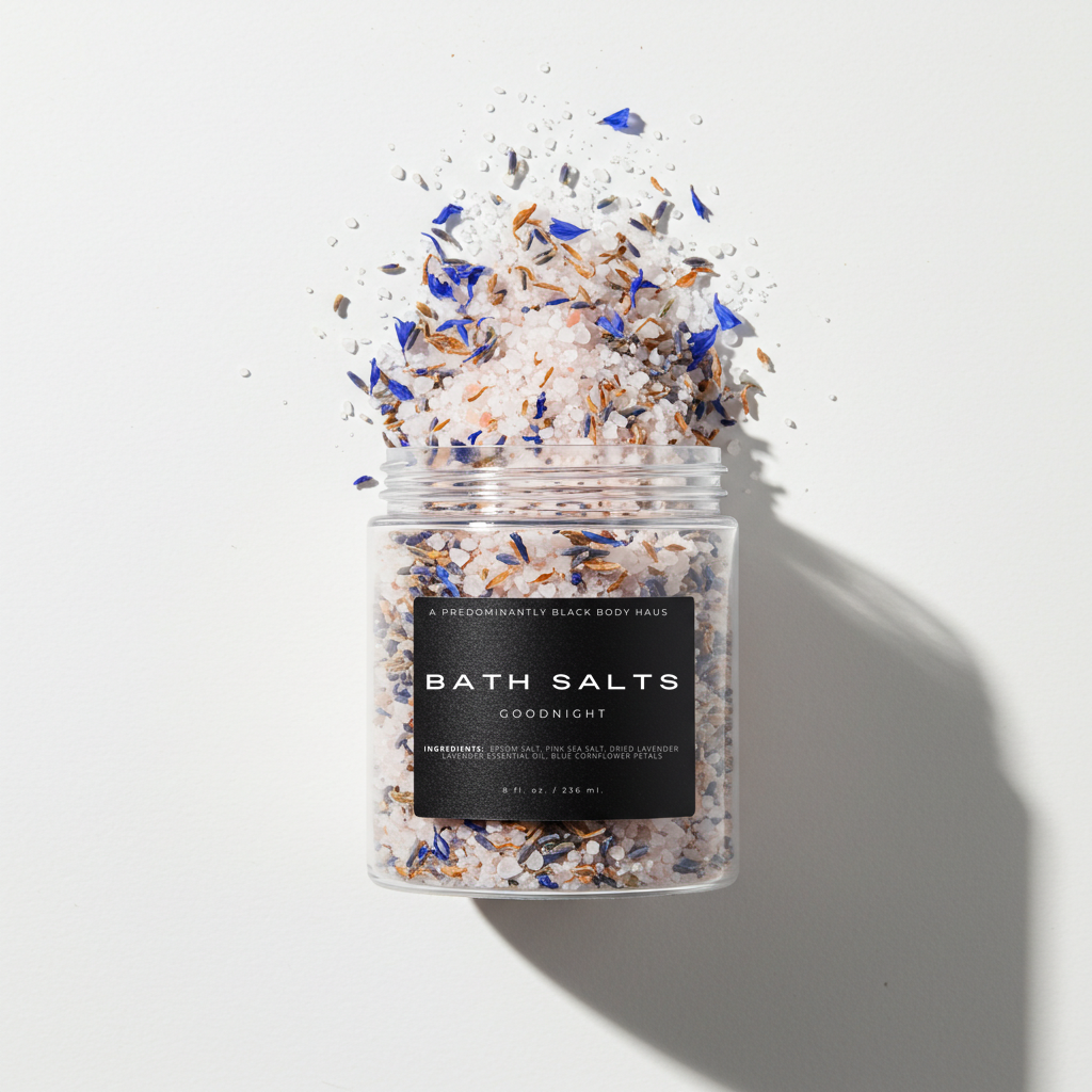 GOODNIGHT BATH SALTS Predominantly Black