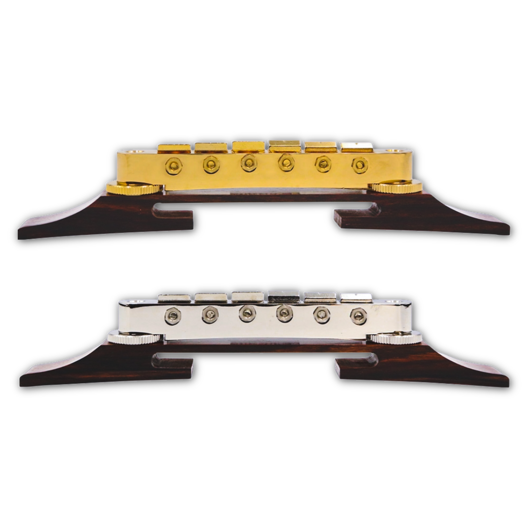 GE104B Nashville Tune-O-Matic Bridge w/ Archtop Rosewood Base - Fits Gibson® & Epiphone® Randy's LLC