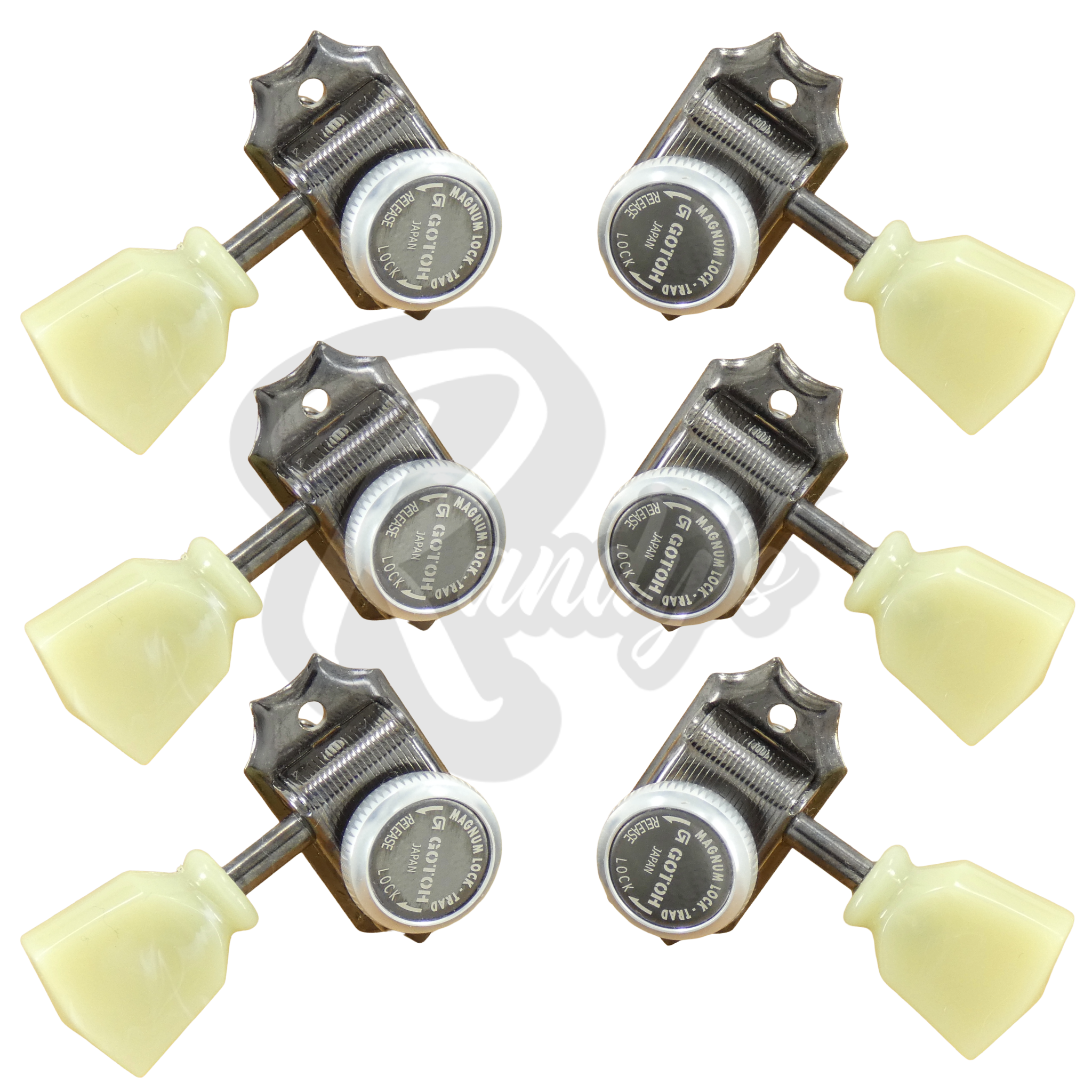 SD90 MG-T Vintage Deluxe Locking Tuners (L3+R3) - Fits Gibson® & Kluson® Randy's LLC