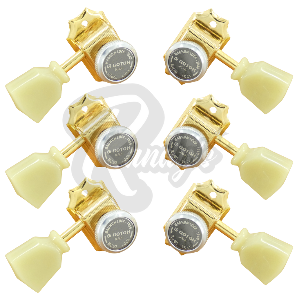 SD90 MG-T Vintage Deluxe Locking Tuners (L3+R3) - Fits Gibson® & Kluson® Randy's LLC