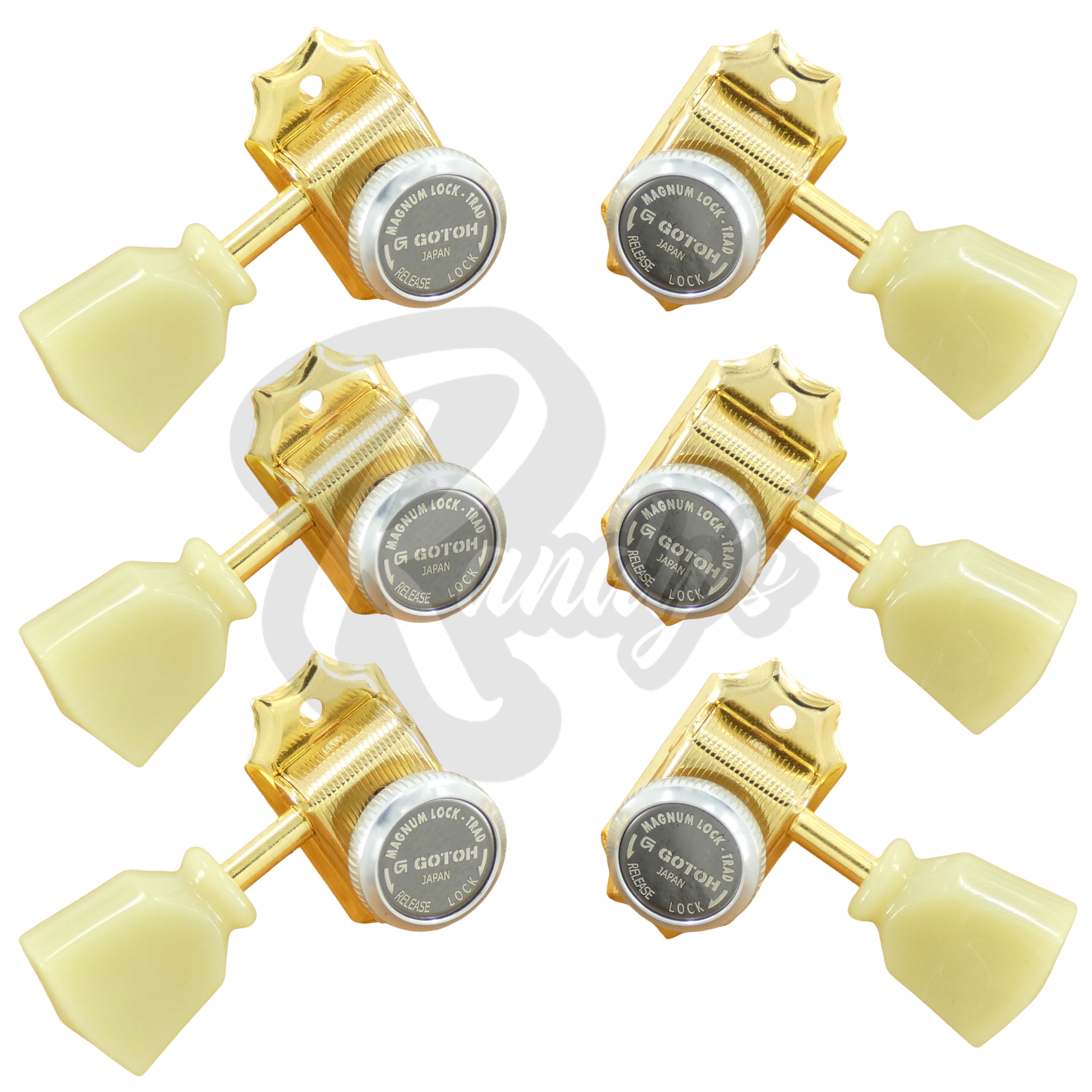 SD90 MG-T Vintage Deluxe Locking Tuners (L3+R3) - Fits Gibson® & Kluson® Randy's LLC
