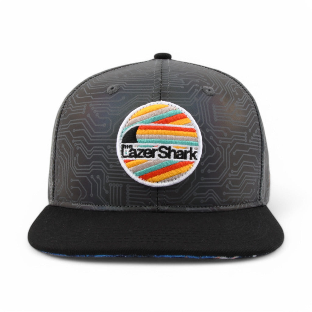Lazer Shark Circuit Snapback Hat Grassroots California