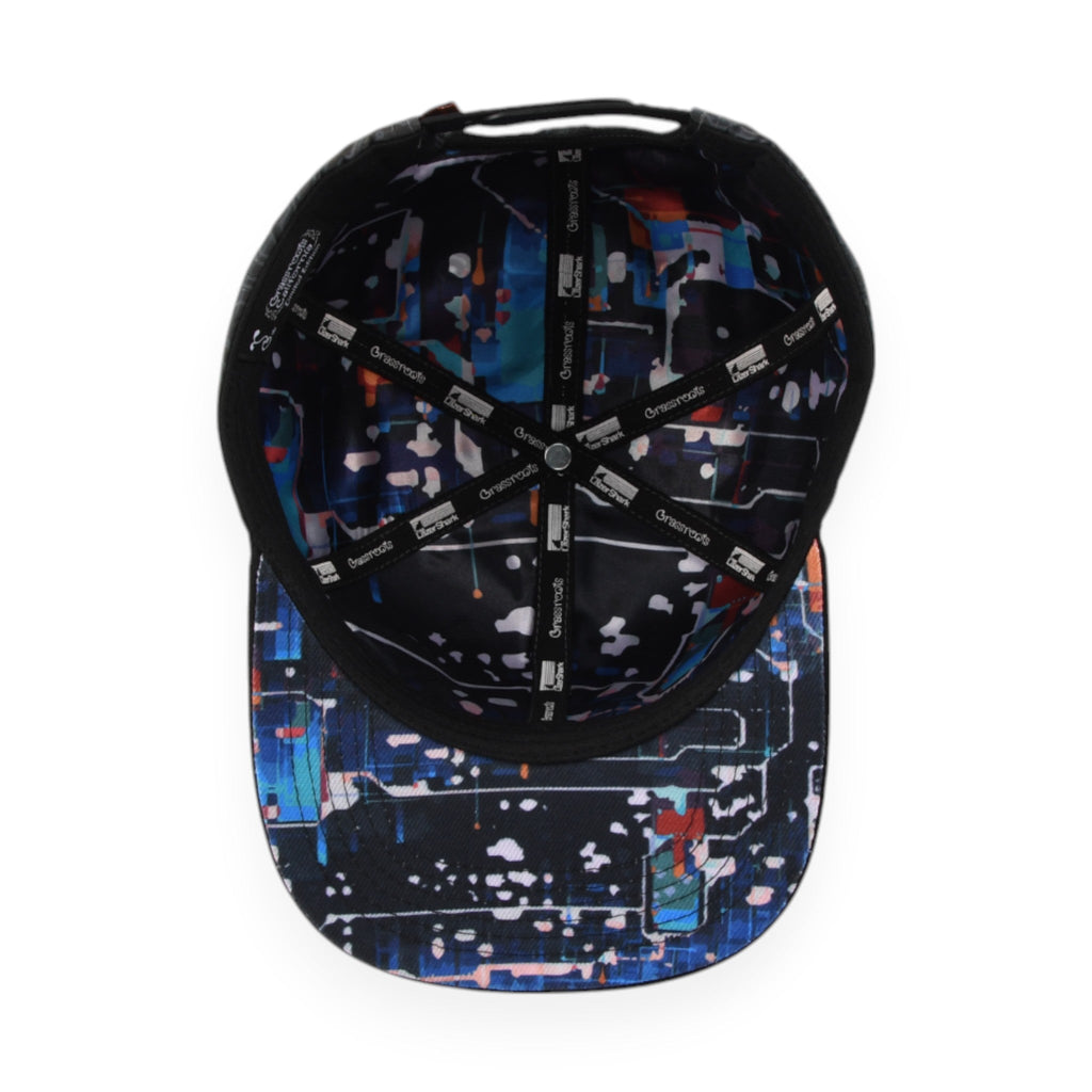 Lazer Shark Circuit Snapback Hat Grassroots California