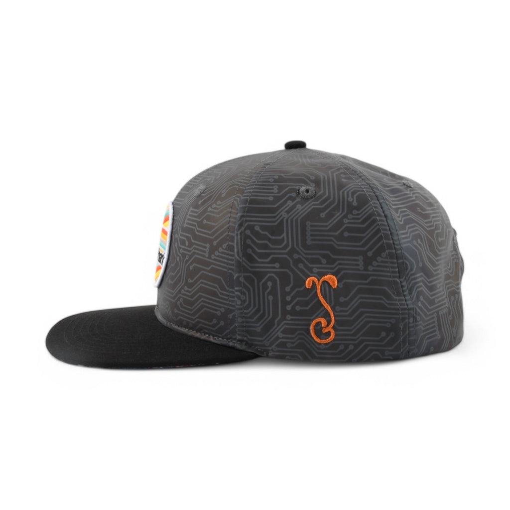 Lazer Shark Circuit Snapback Hat Grassroots California