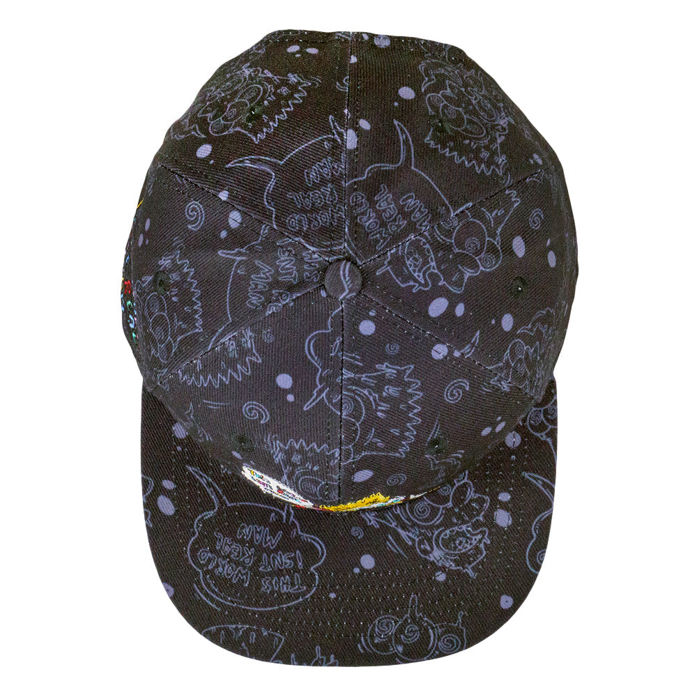 Vincent Gordon x Wookerson Bart Black Snapback Hat Grassroots California